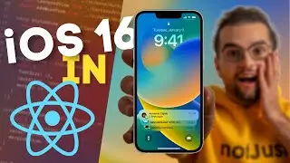 Building the iOS 16 Lock Screen UI in React Native (tutorial for beginners)