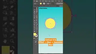 How to use blur in Adobe Illustrator | Adobe Illustrator Quick Tips & Tricks 2021 #Short