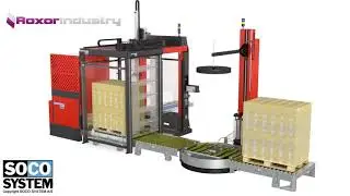 3-х осевой портальный робот-палетайзер PRS Soco System, Дания