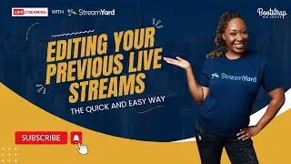 How To TRIM YOUR VIDEO After Going Live | StreamYard Tutorial