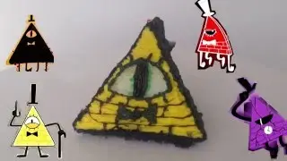 Gravity Falls DIY Tutorial 3D PEN ( 3Dペン) Рисуем Билла Шифр из Гравити Фолс