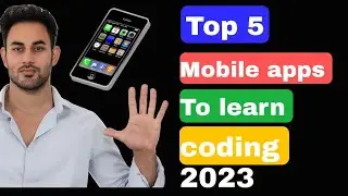 Top 5 Mobile apps to learn coding 2023 #coding #fullstackwebdevelopment