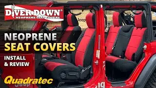 Diver Down Neoprene Seat Covers by Quadratec Install & Review for Jeep Wrangler JL