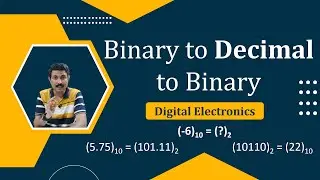 Binary to decimal conversion | decimal to binary conversion | Digital Electronics | Mruduraj