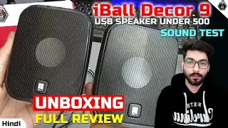 iball decor 9-2.0 computer multimedia speakers (black),REVIEW, SOUND TEST,Best usb speaker under 500