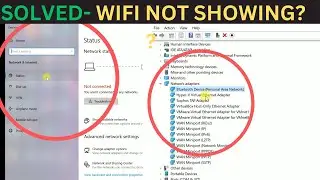 ✅ WiFi Not Showing in Settings/Device Manager On Windows 10/11