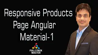 Responsive Products Page | e-Commerce | Angular Material | 1