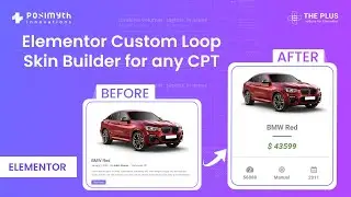 Dynamic Elementor Custom Skin Loop, Archive & Category Page with both Elementor FREE & PRO
