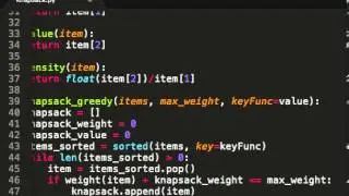 0/1 knapsack greedy using python