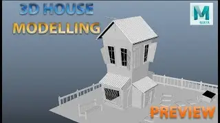 HOW TO MODEL A HOUSE (PREVIEW) |Autodesk Maya|