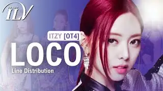 ITZY [OT4] - LOCO | Color Coded Lyrics + Line Distribution