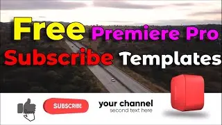 YouTube Subscribe MOGRT free Download | Free mogrt Templates for premiere pro Files 2023