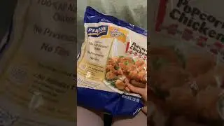 Perdue popcorn chicken  review ( not recommend) too much flour wrapped on.