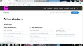 How to download pycharm in earlier versions of windows and 32 bit