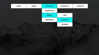 Drop Down Menu HTML CSS | How to Create Dropdown Navigation Menu