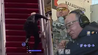 Putin shoots Biden Fortnite meme