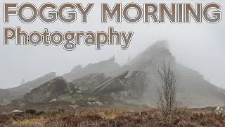 Landscape photography in the fog with my Nikon Z8 at Ramshaw Rocks