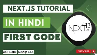 Next JS tutorial in Hindi #3 First Program | Component | Hello World