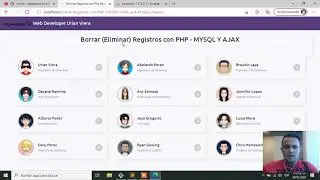 Como Eliminar Registros con PHP - MYSQL -  AJAX