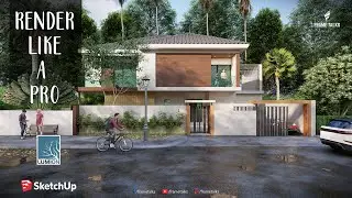 Lumion 10 Pro Exterior Rendering Tutorial (Best Tutorial) #lumion