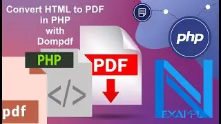 dompdf | Convert HTML to PDF in PHP with Dompdf | Dompdf Part 1