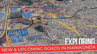 Exploring Manikonda : New and Upcoming Roads in Manikonda & Puppalaguda || Hyderabad Real Estate