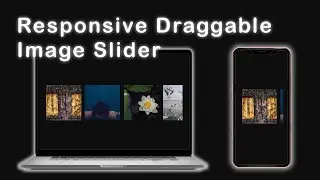 Make a Responsive Draggable Image Slider | HTML, CSS & JavaScript