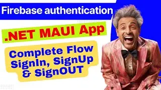 How to implement firebase authentication in .NET Maui | login flow