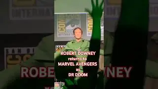 Robert downey returns to Avengers as Dr Doom #marvelstudios #drdoom #avengers #fyp #viral #comiccon