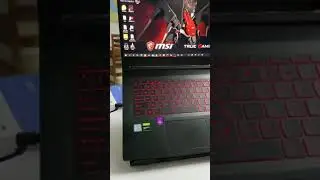 MSI GF63 best gaming laptop.♥️😈 #shorts