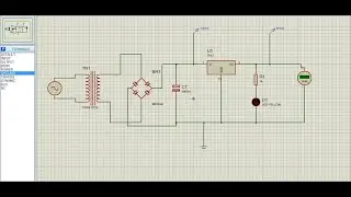 Power Supply Simulation on Proteus