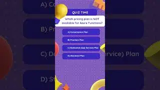Which pricing plan is NOT available for Azure Functions? #azureforbeginners #microsoft #azure