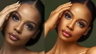 High End  Skin Retouching With One Click Photoshop Action