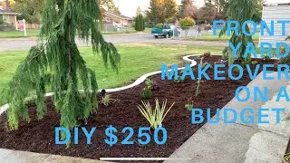 FINALLY! Front Yard Makeover on a Budget! | DIY Landscaping Ideas | Money Saving Tips