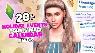 20+ MUST HAVE Holiday Traditions & Calendar Mods *YOU NEED*  in 2023 📅 | + LINKS | The Sims 4