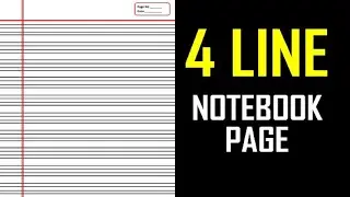 Taking Notes : Creating a Notebook Page in MS Word - MS Word - MS Word Notes - Notebook Paper Word