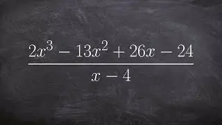 How to divide polynomials using synthetic division