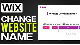 How To Change Website Name In Wix 2024 (EASY & FAST)