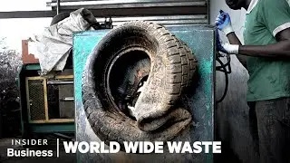 One Nigerian Entrepreneurs Solution For Millions of Old Tires | World Wide Waste | Insider Business