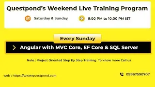 Angular with MVC Core using EF and SQL Server | Angular with MVC Core | Angular MVC Tutorial