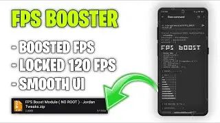 ⚡FPS Booster Module NON ROOT!! | No FPS Limit - Max FPS - Fast Touch Response 📱