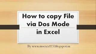 How to Copy Multiple File names to Folder via DOS- Expert Tool