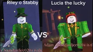 Riley O’ Stabby & Lucia the lucky gameplay 🔥 - Roblox Survive the killer