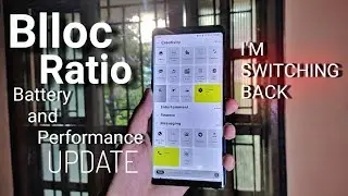 Blloc Ratio Battery and Performance Update - One Week's usage