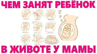 ЧЕМ ЗАНИМАЕТСЯ МАЛЫШ В ЖИВОТЕ У МАМЫ | 15 странных вещей которые младенцы делают при беременности