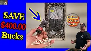 How To REPLACE Your Home Electric GFI Breaker or Breaker Switch & SAVE $400 Dollars in the Process