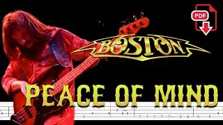 Boston - Peace of Mind (🔴Bass Tabs | Notation) @ChamisBass  #bostonbasstbs #chamisbass