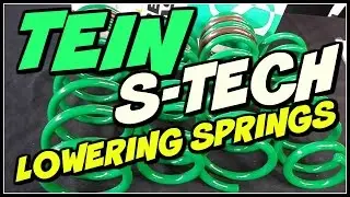 TEIN S TECH LOWERING SPRINGS UNBOXING!!