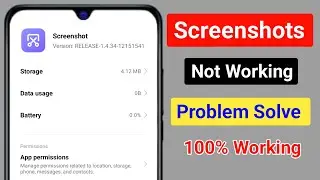 Screenshots Not Working On Android Problem Solve | How to Fix Screenshots Not Working On Android