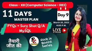 PYQs of MySQL Commands | Important Questions of MySQL | Class 12 Computer Science